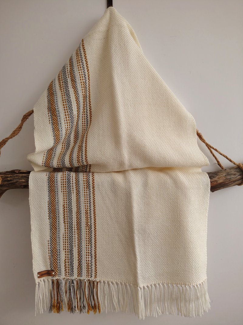 Pashminas de lana premium tejidas en telar Andacollo